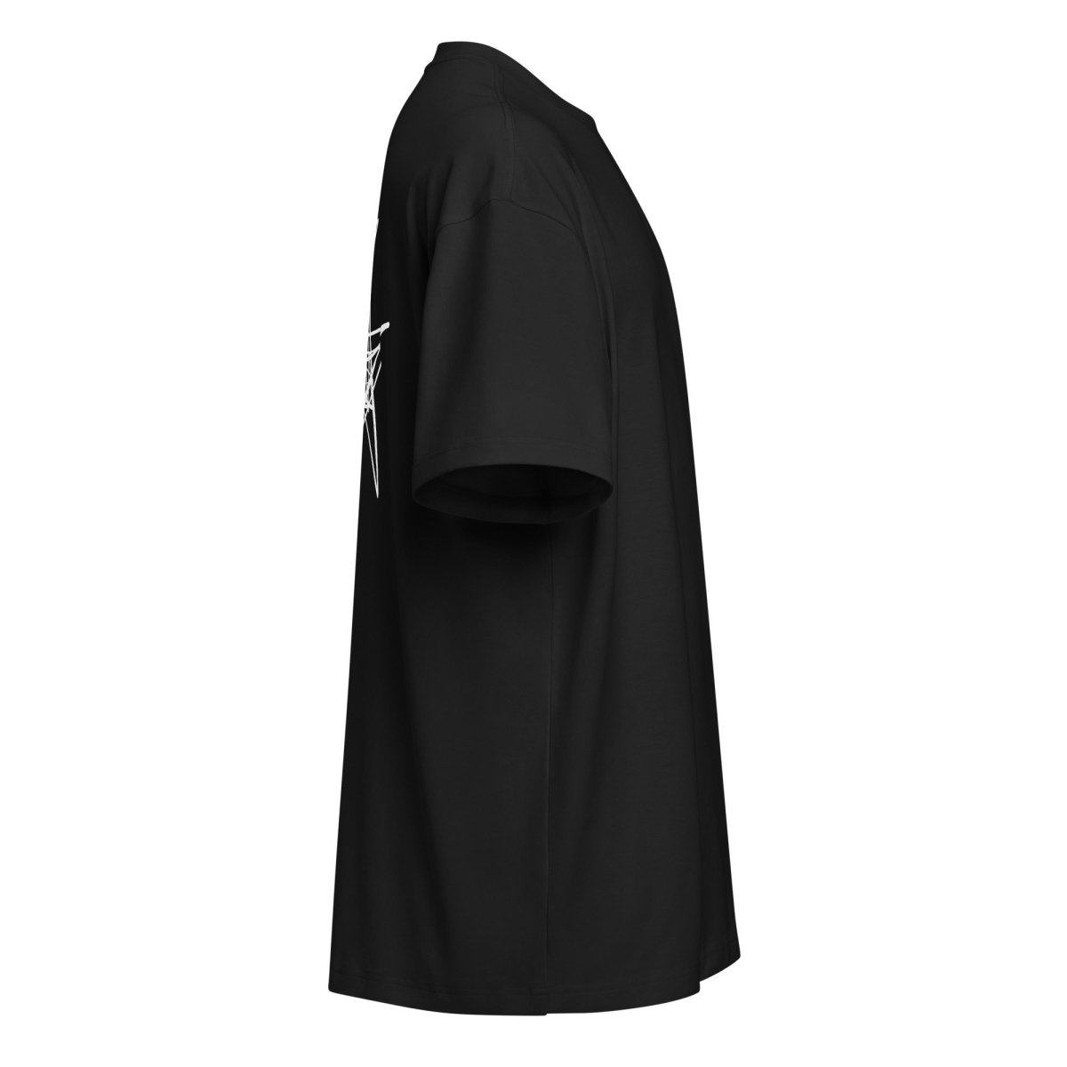 Unisex Full Black Box Tee Star Print