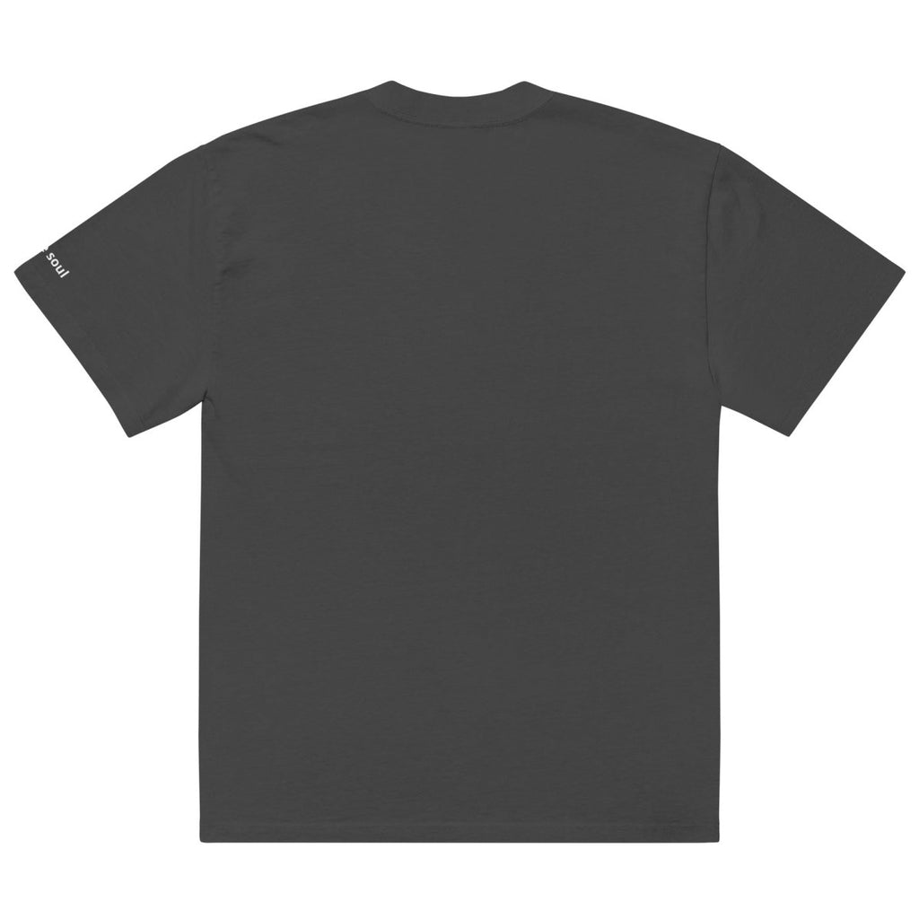 Oversized Faded T-shirt - Front and Sleeve Print