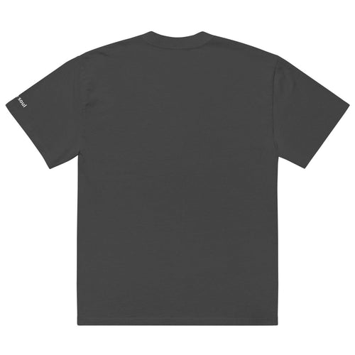 Oversized Faded T-shirt - Front and Sleeve Print
